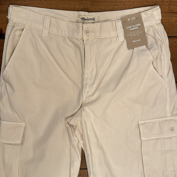 Madewell NWT Low Slung Straight Cargo Pants - Picture 9 of 13